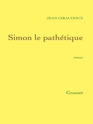 cover image of Simon le pathétique